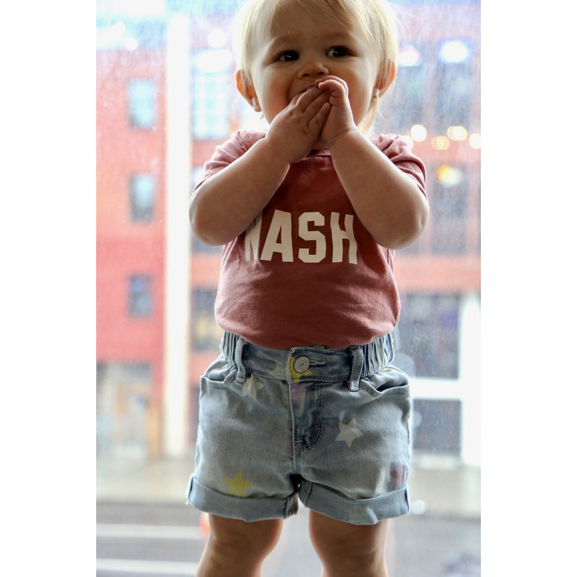 NASH Onesie [Mauve/White]