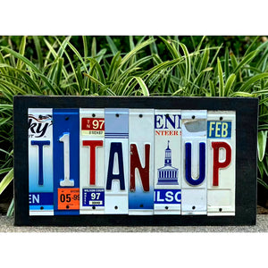 Locally Hand Crafted Custom License Plate Signs