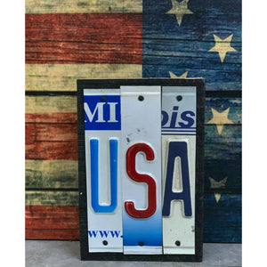 Locally Hand Crafted Custom License Plate Signs