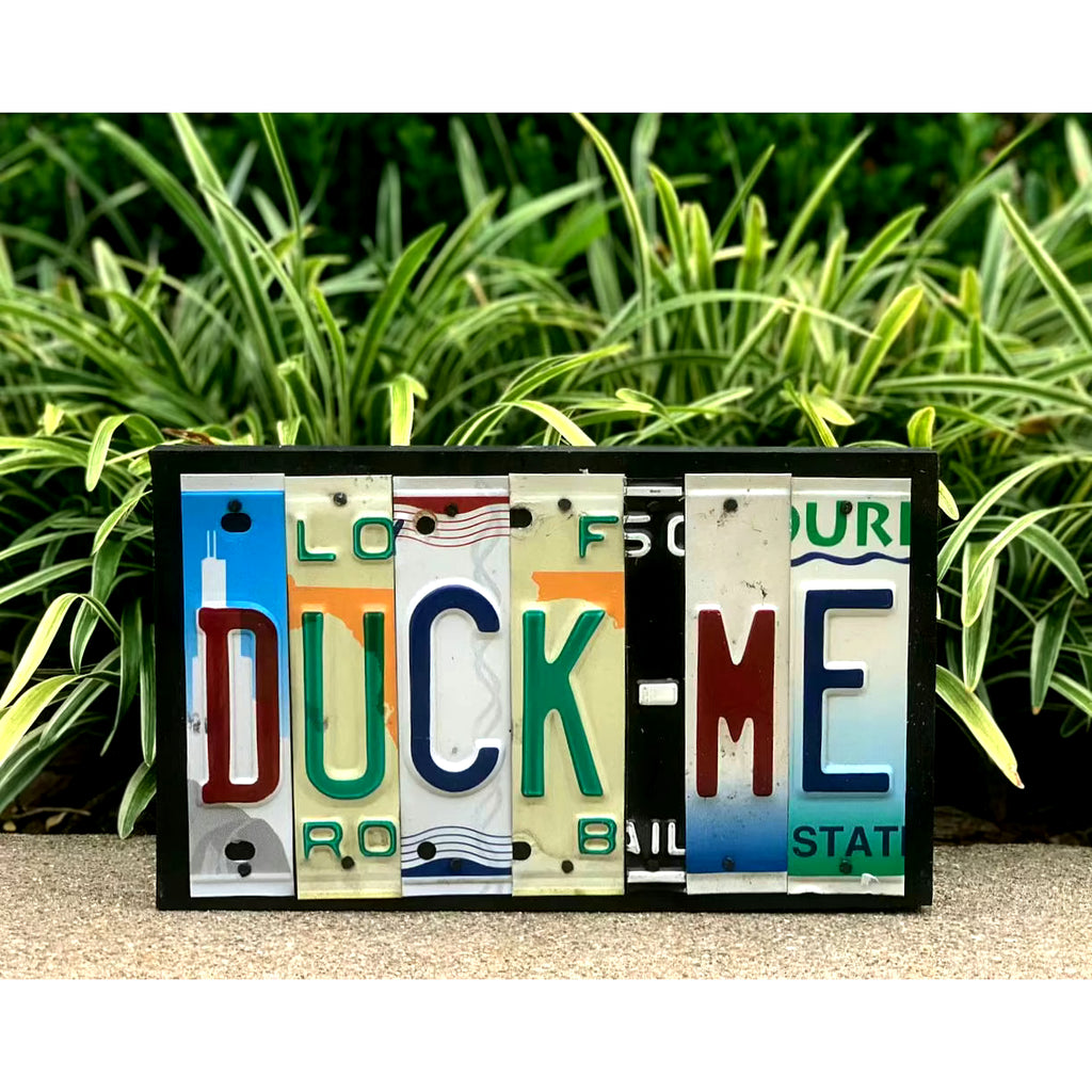Locally Hand Crafted Custom License Plate Signs