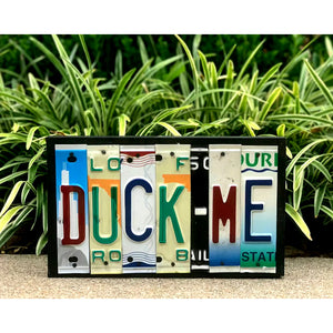 Locally Hand Crafted Custom License Plate Signs