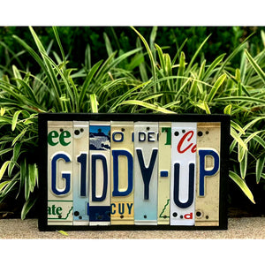 Locally Hand Crafted Custom License Plate Signs