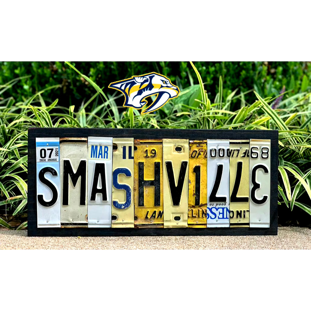 Locally Hand Crafted Custom License Plate Signs
