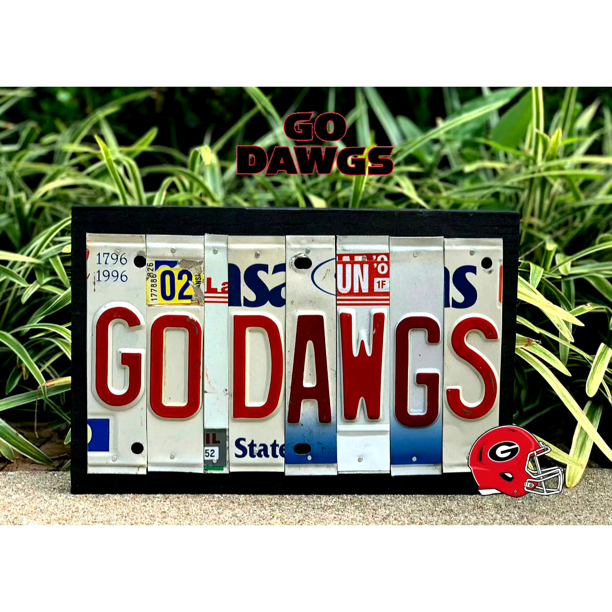 Locally Hand Crafted Custom License Plate Signs