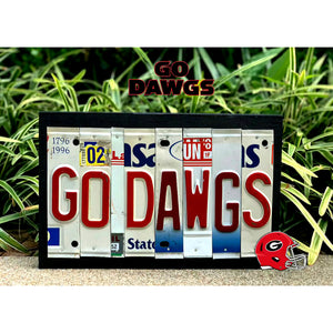 Locally Hand Crafted Custom License Plate Signs