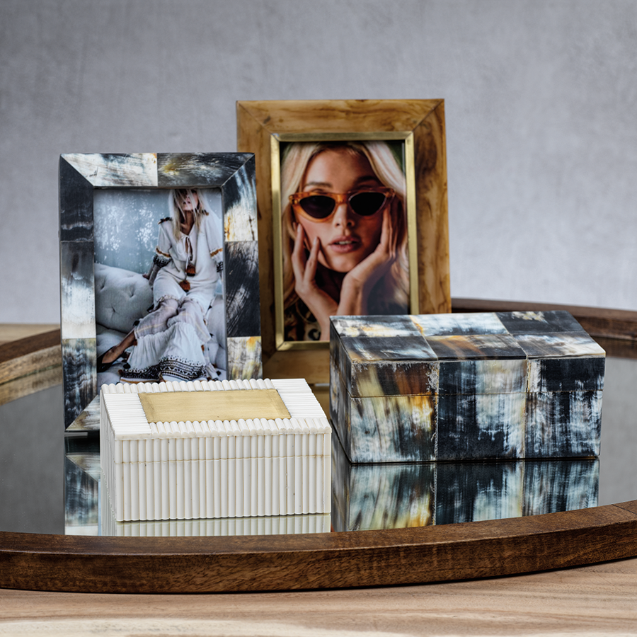 Black Horn Photo Frames