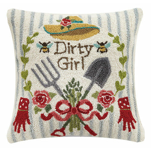 Dirty Girl Hook Pillow