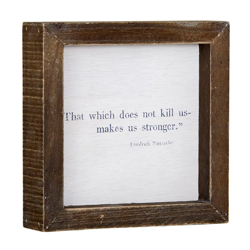Petite Word Board - That Which Doesn't Kill Us Makes Us Stronger