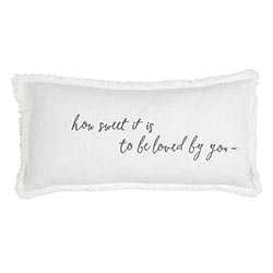 How Sweet It Is To Be Loved By You Lumbar Pillow