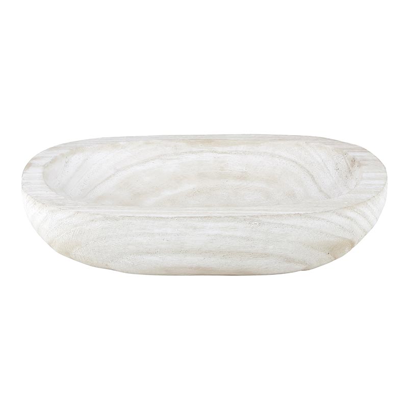 White Paulownia Wood Bowl