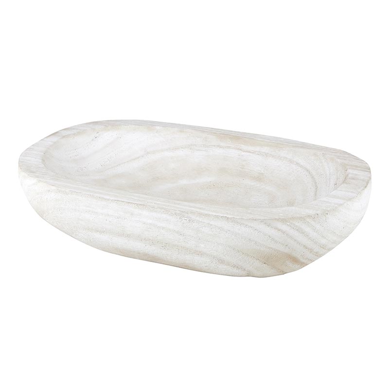 White Paulownia Wood Bowl
