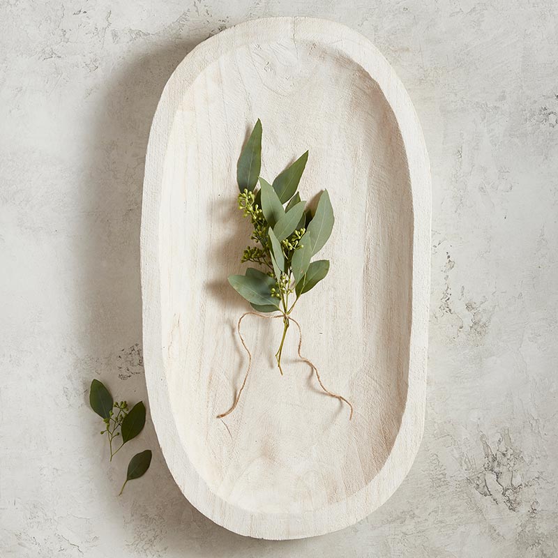 White Paulownia Wood Bowl