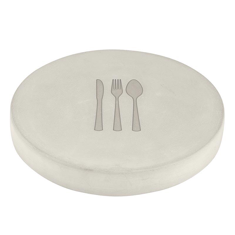 Light Grey Ceramic Trivet