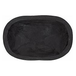 Paulownia Wood Dough Bowl - Black