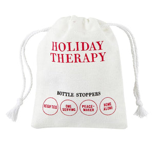 Holiday Therapy Wine Stopper