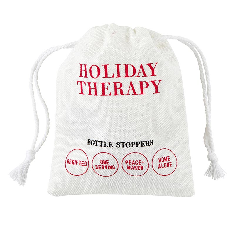 Holiday Therapy Wine Stopper