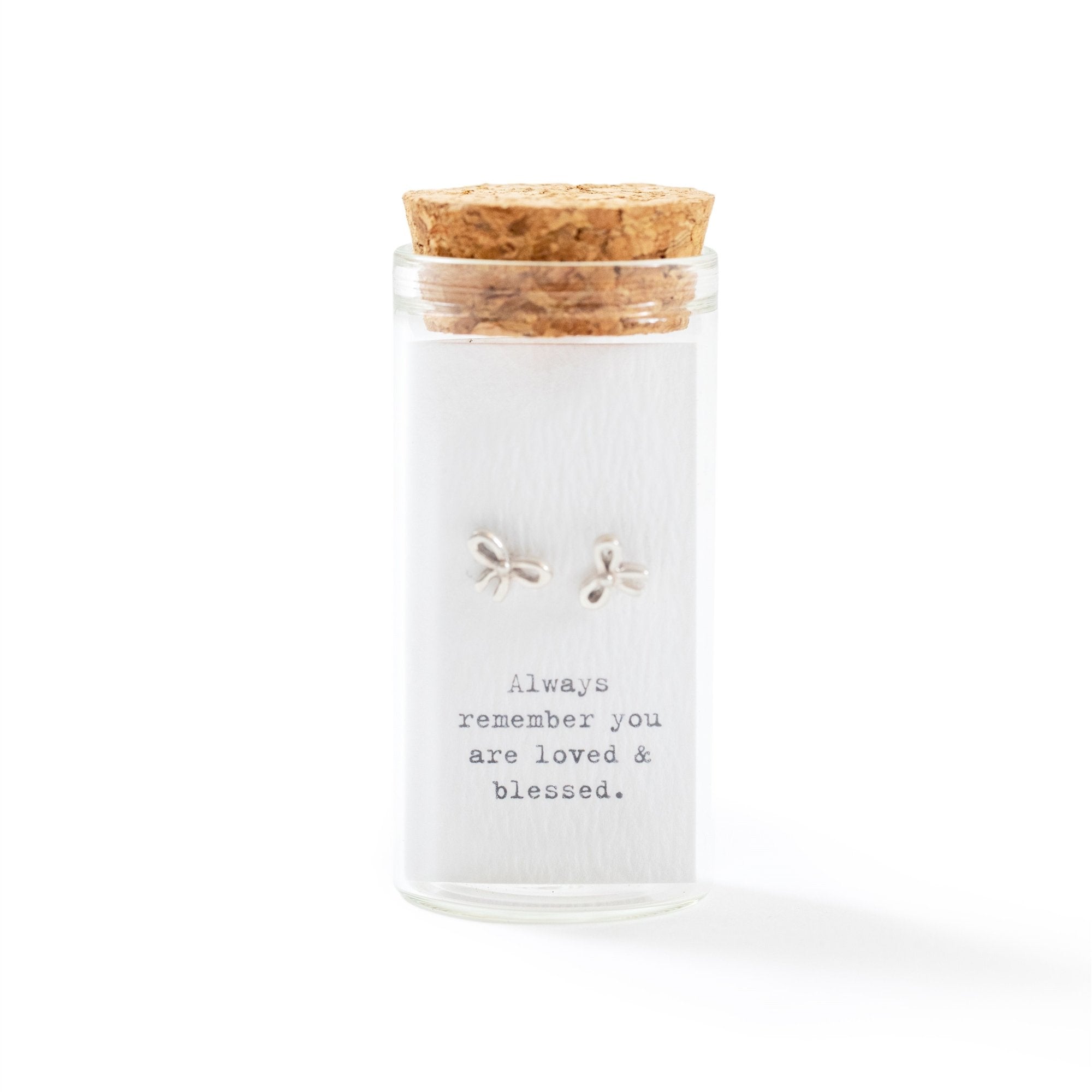 Message in a Bottle Sterling Silver Earring Collection #1