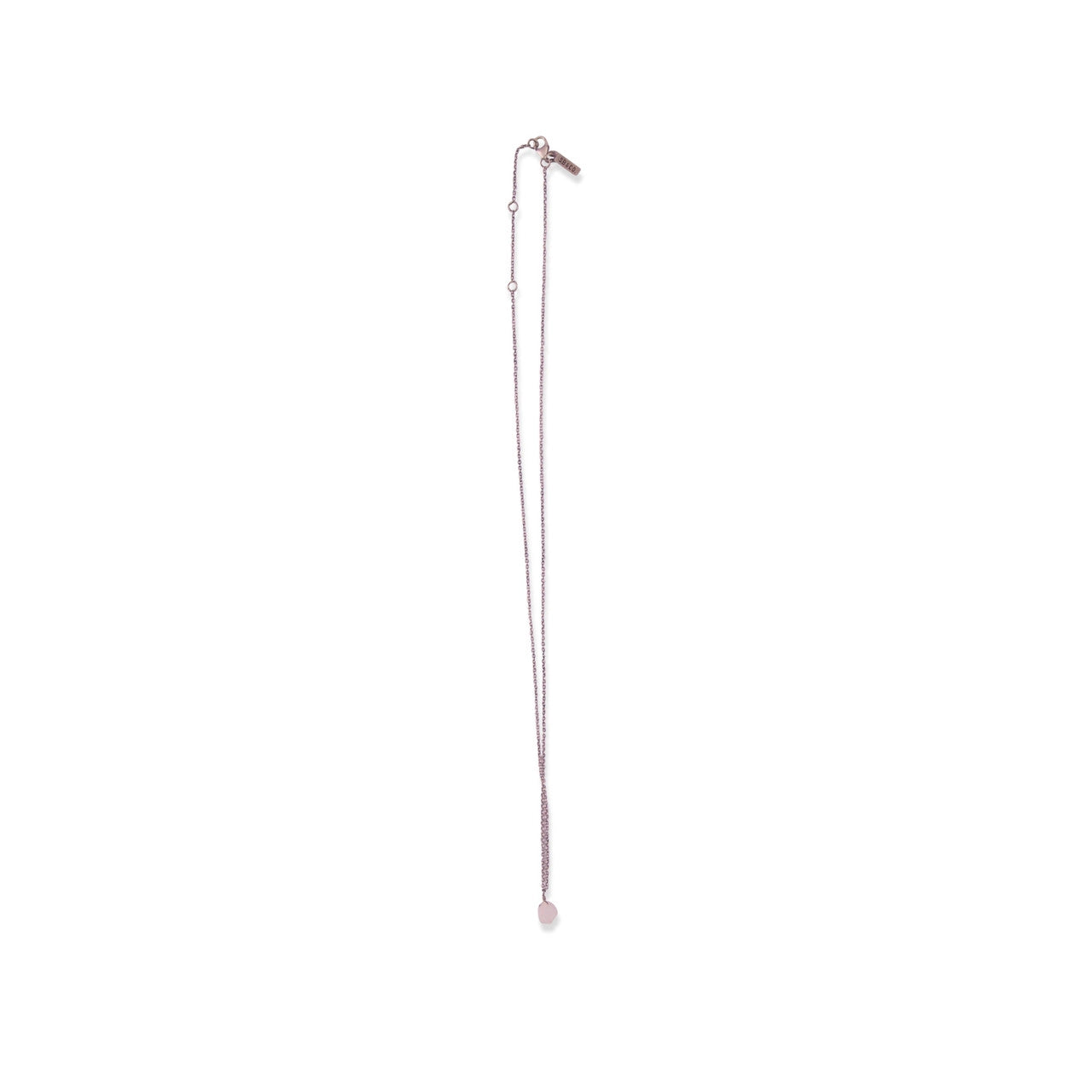 Raw Birthstone Necklace in Sterling Silver