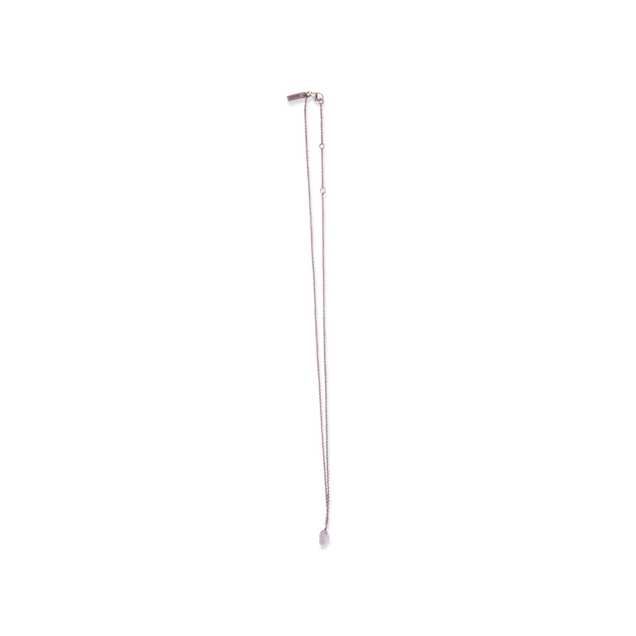Raw Birthstone Necklace in Sterling Silver