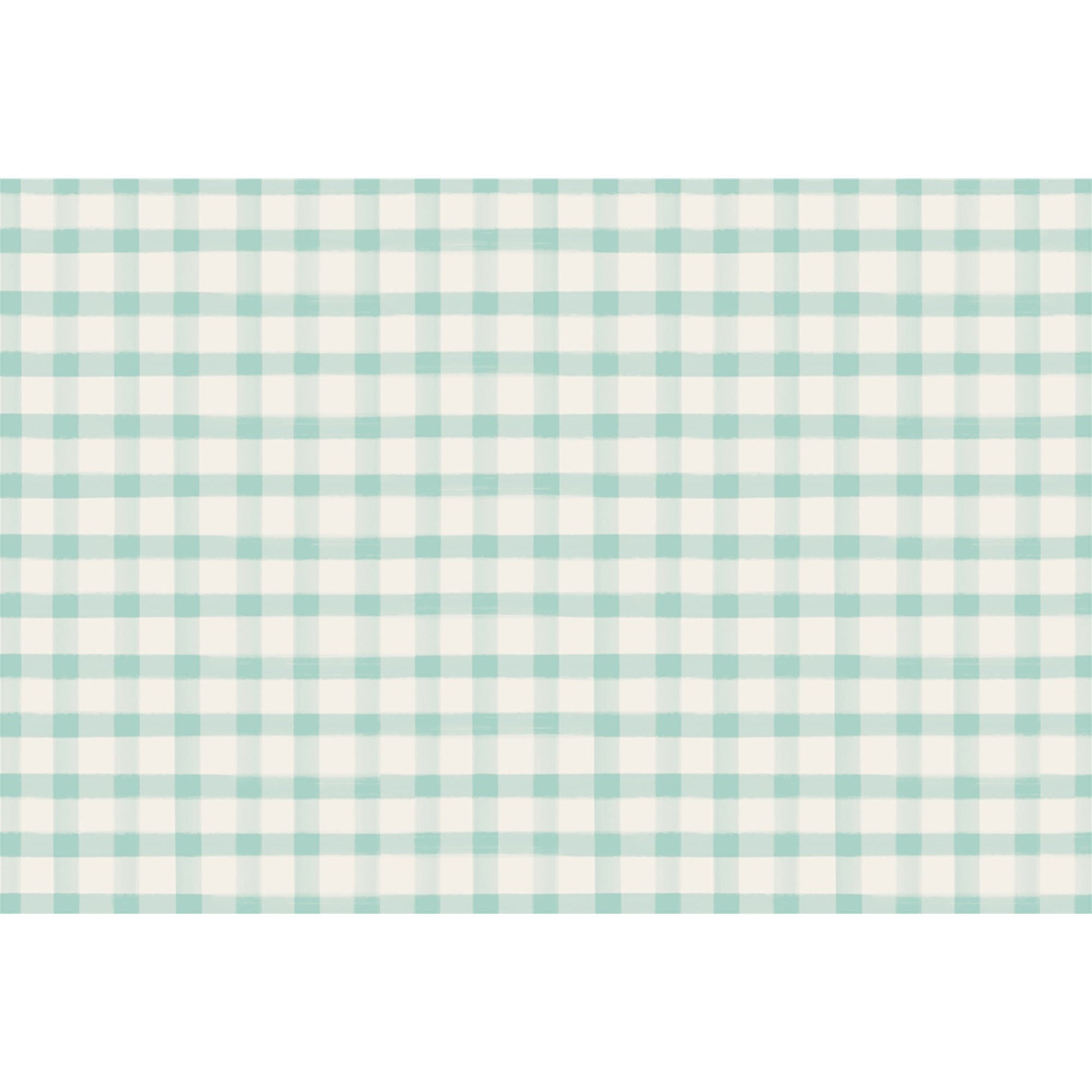 Seafoam Painted Check Placemat