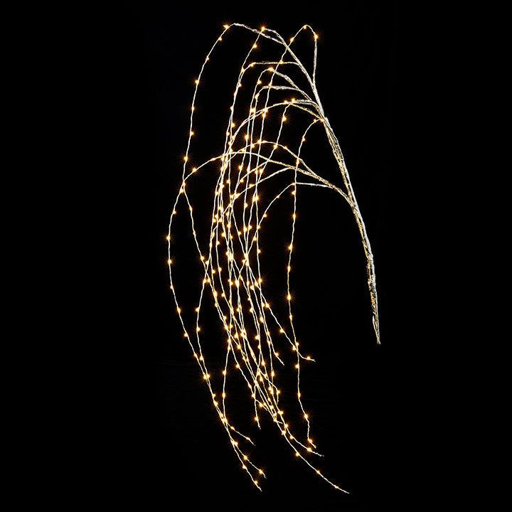 59.5" Silver Cascading Lighted Branch
