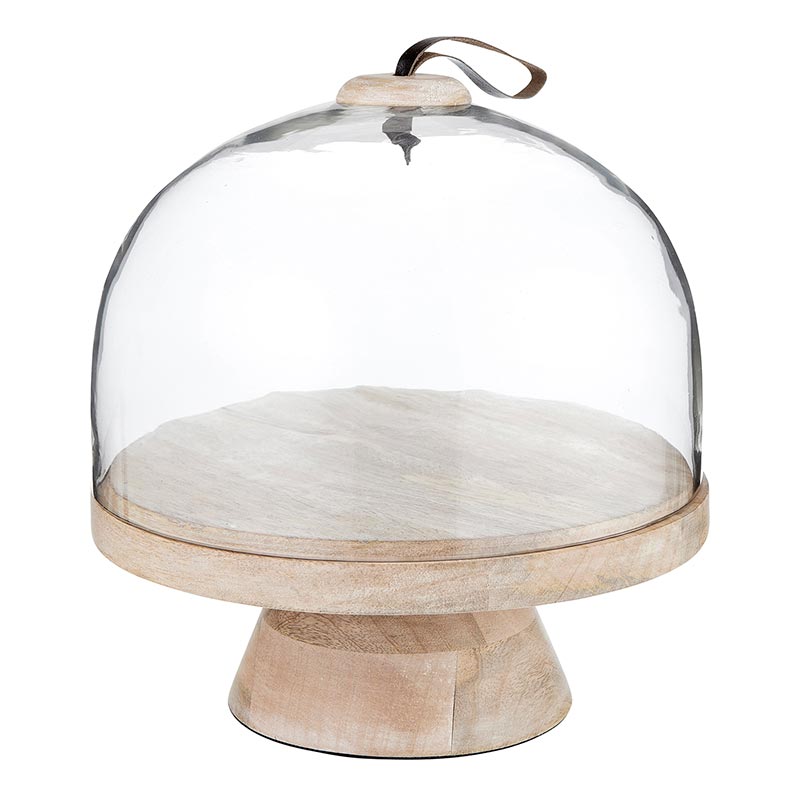 Hearth and Hand Magnolia Hearth Hand Cake Stand Glass Covered Wooden India  | Ubuy