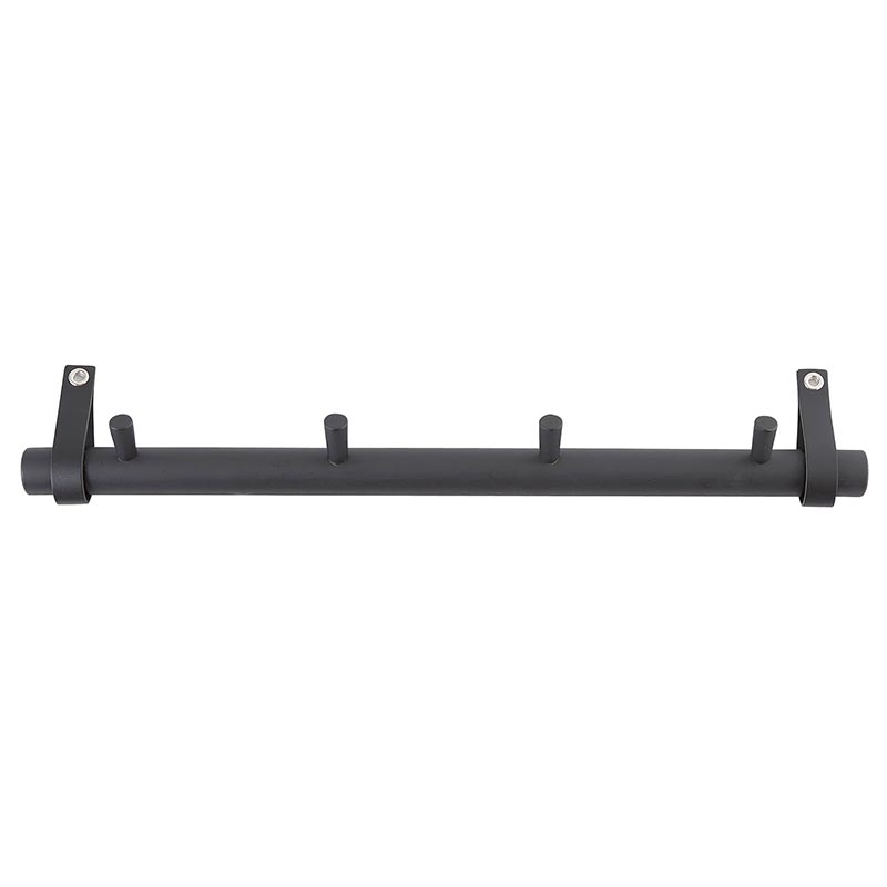 Wood + Leather Wall Rack