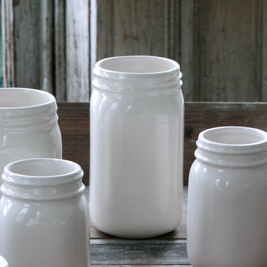 Creamware Quart Jar