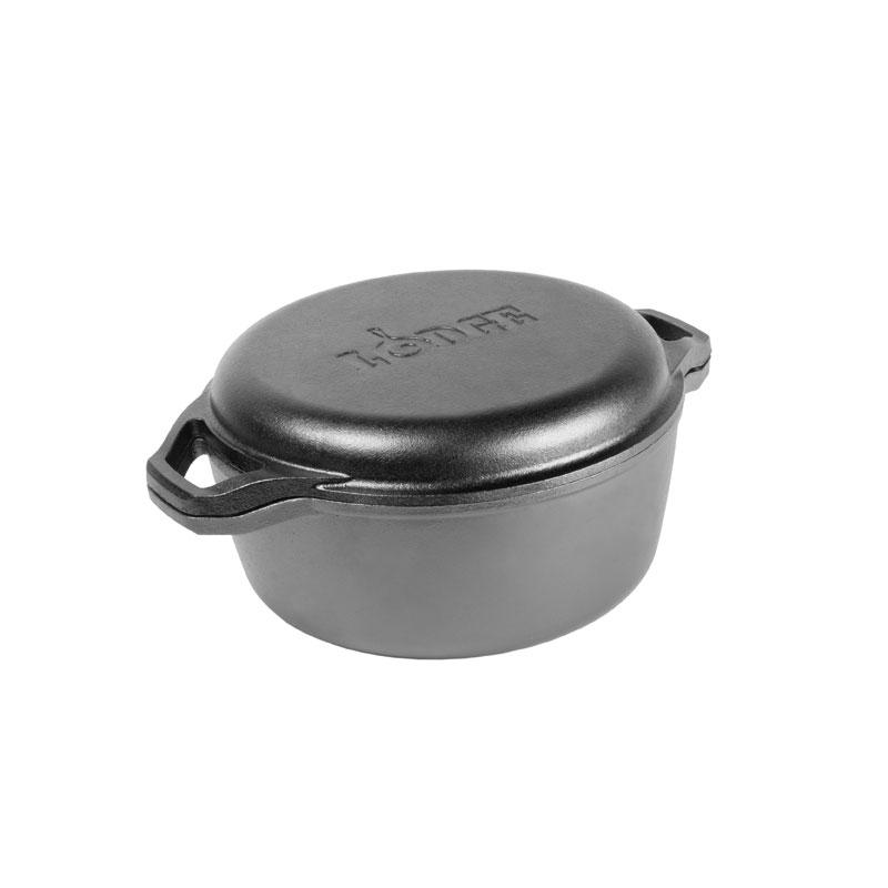 Lodge Chef Collection - 6 Quart Double Dutch Oven