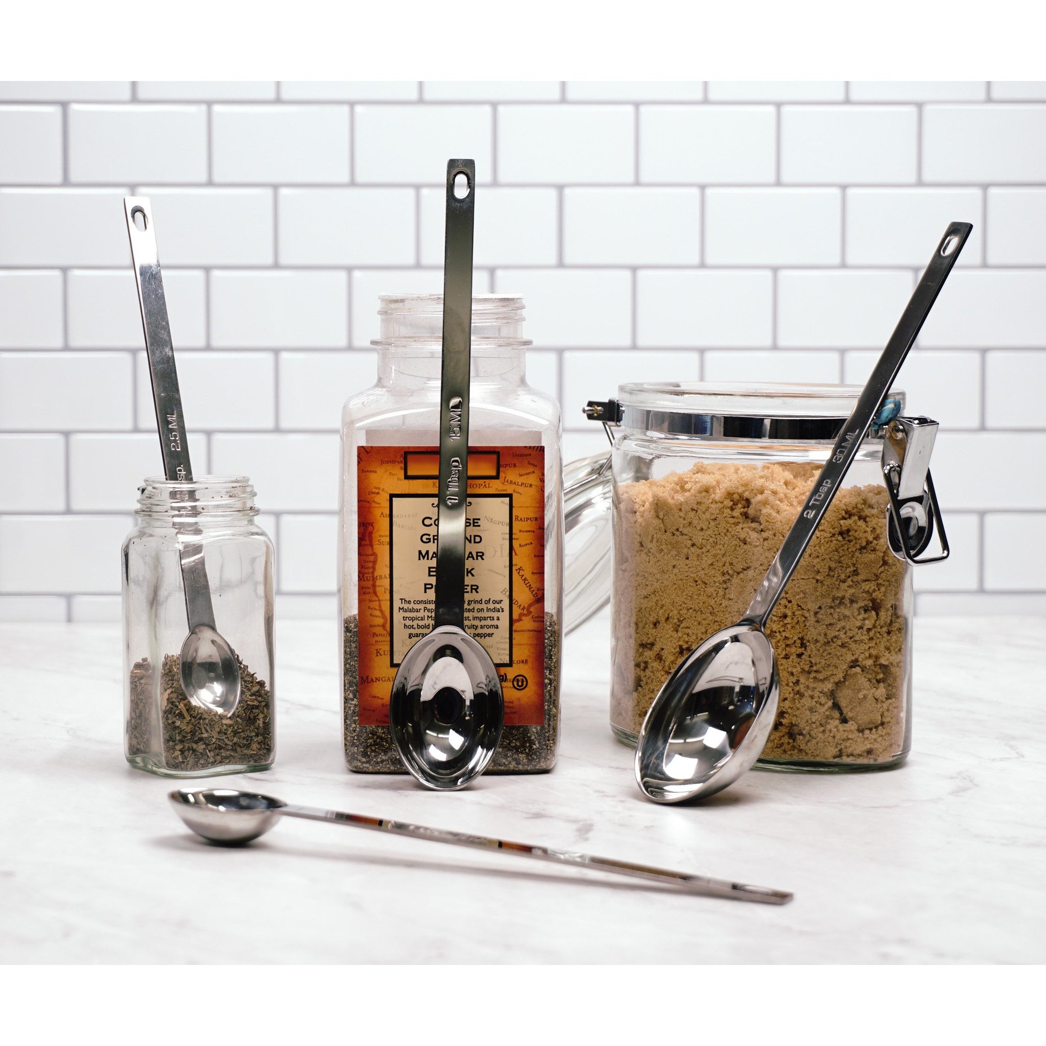 Endurance Long Measuring Spoons - Stainless Steel – The Seasoned Gourmet