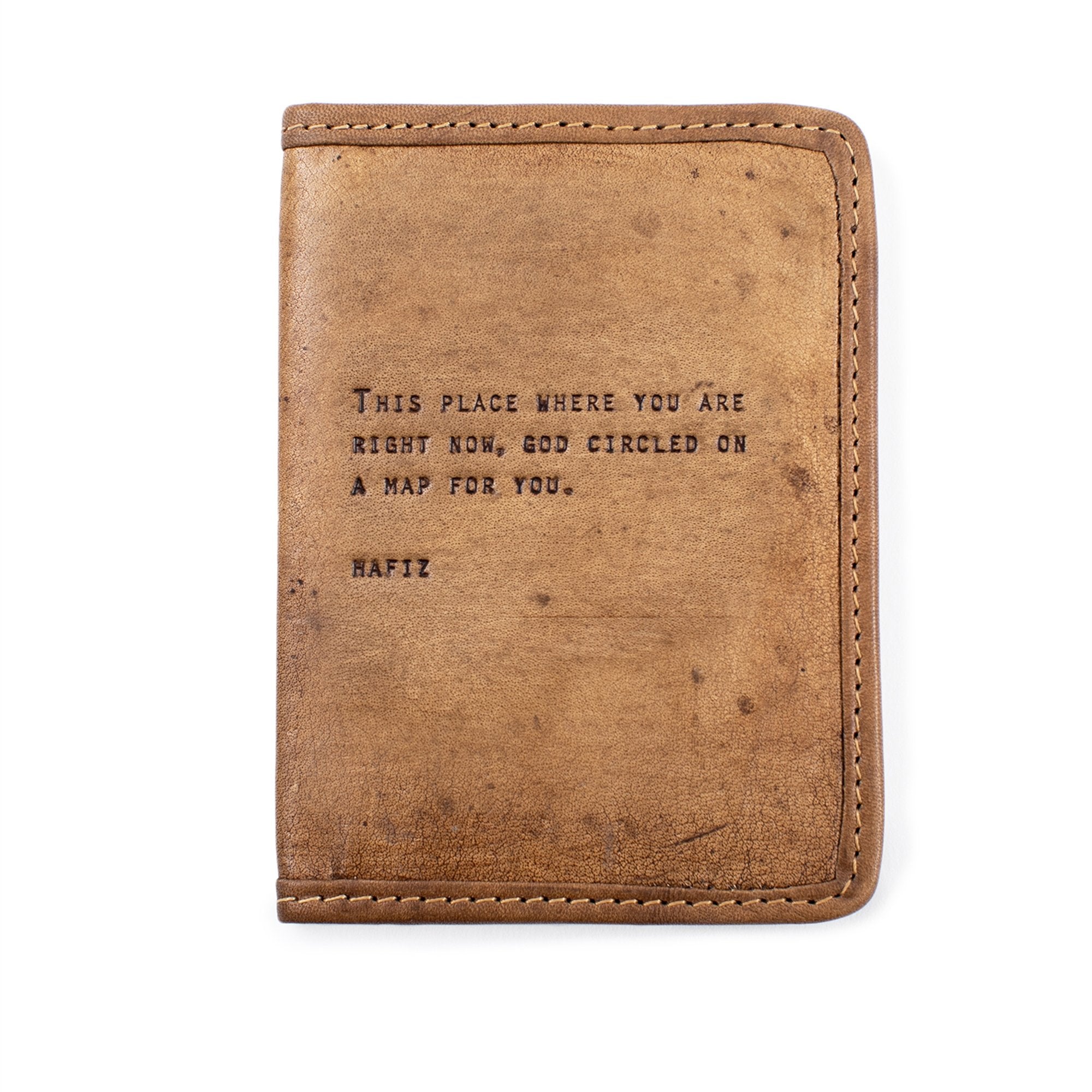 Luggage Passport Cover - Hafiz (Natural)