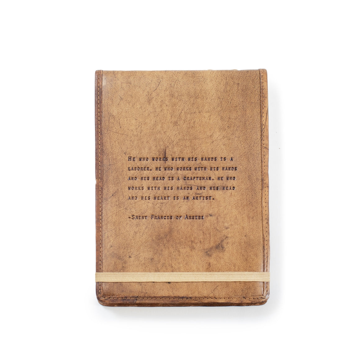 Leather Journal - St. Francis of Assisi