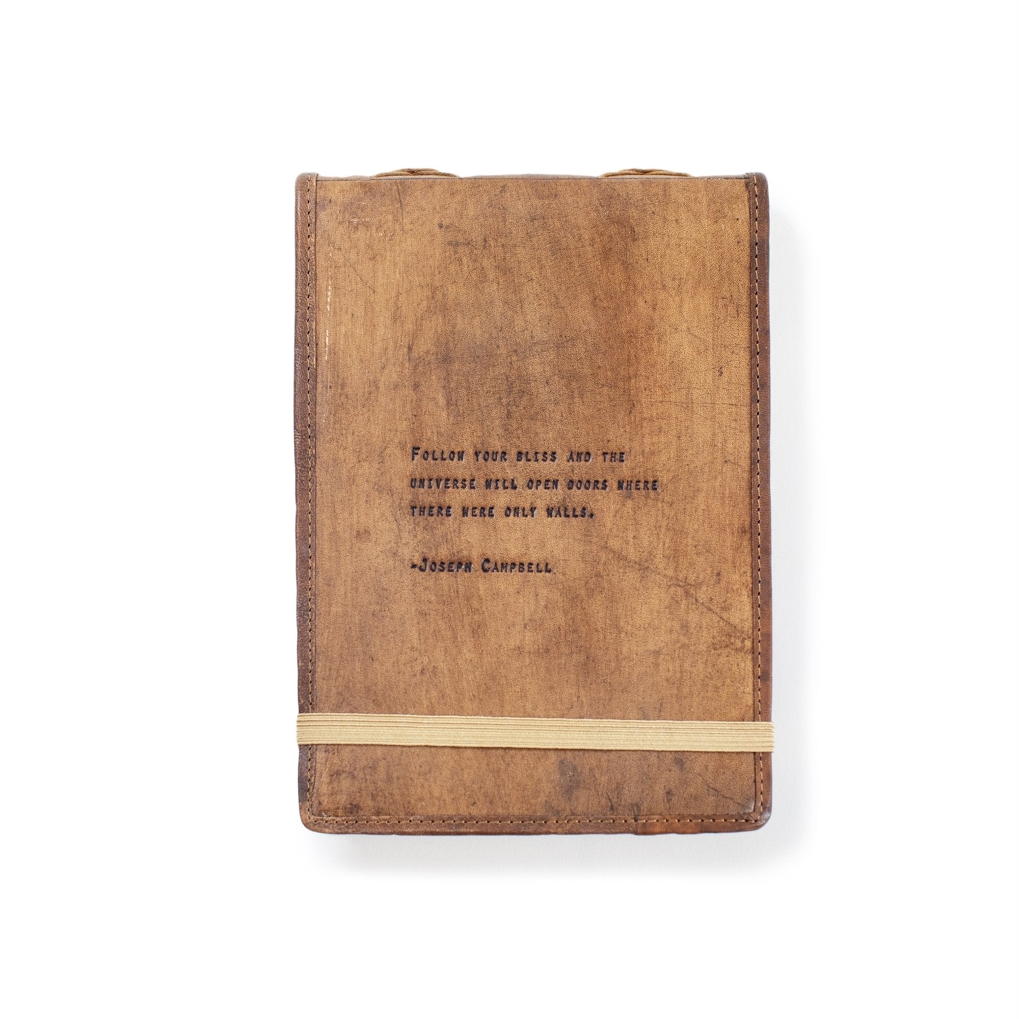 Leather Journal - Follow Your Bliss...Joseph Campbell
