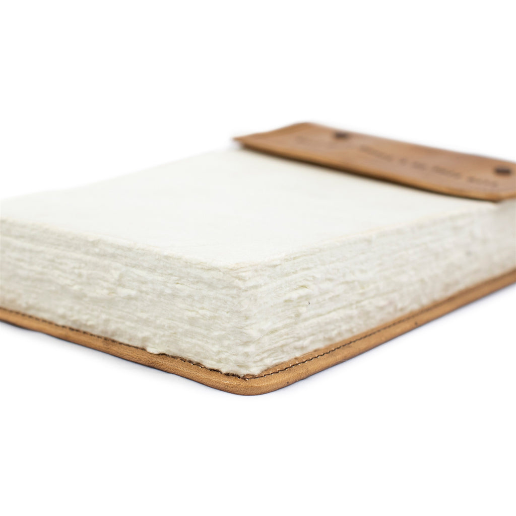 Heirloom Hanging Leather Journal - What Good Shall I do this Day?