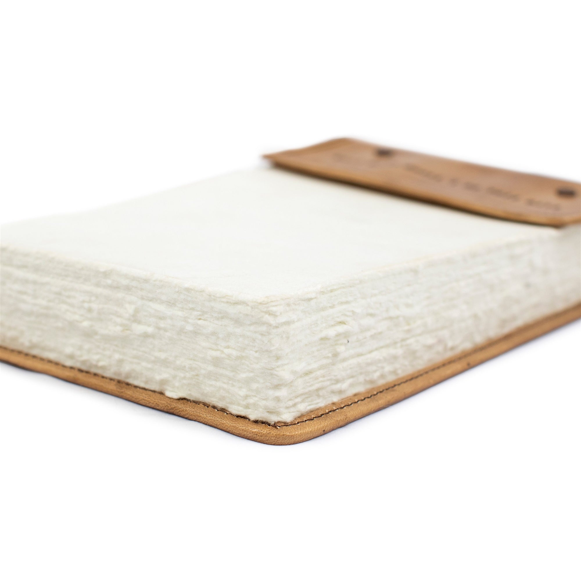Heirloom Hanging Leather Journal - What Good Shall I do this Day?