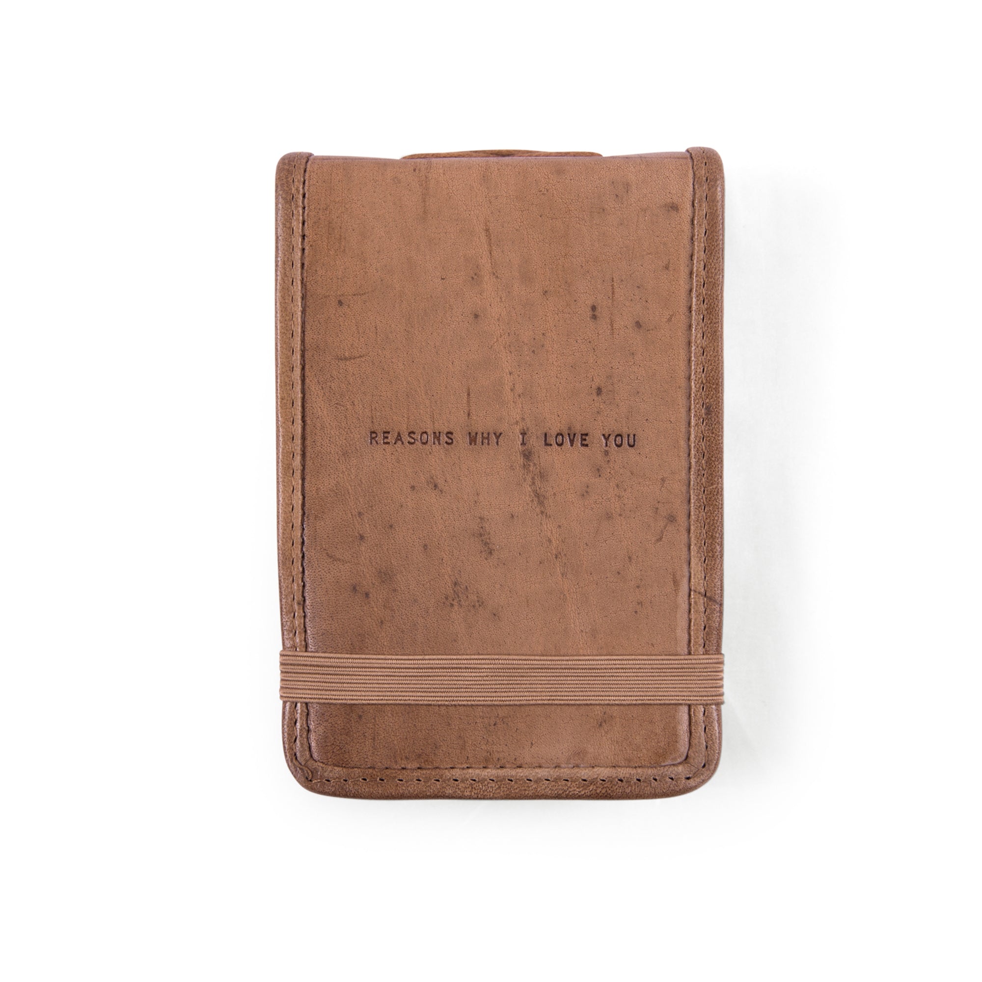 Leather Journal - Reasons Why I Love You (Mini)