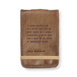 Leather Journal - Emily Dickinson (Mini)