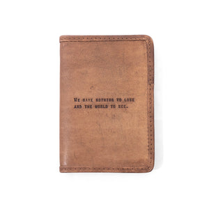 Luggage Passport Cover - Nothing to Lose