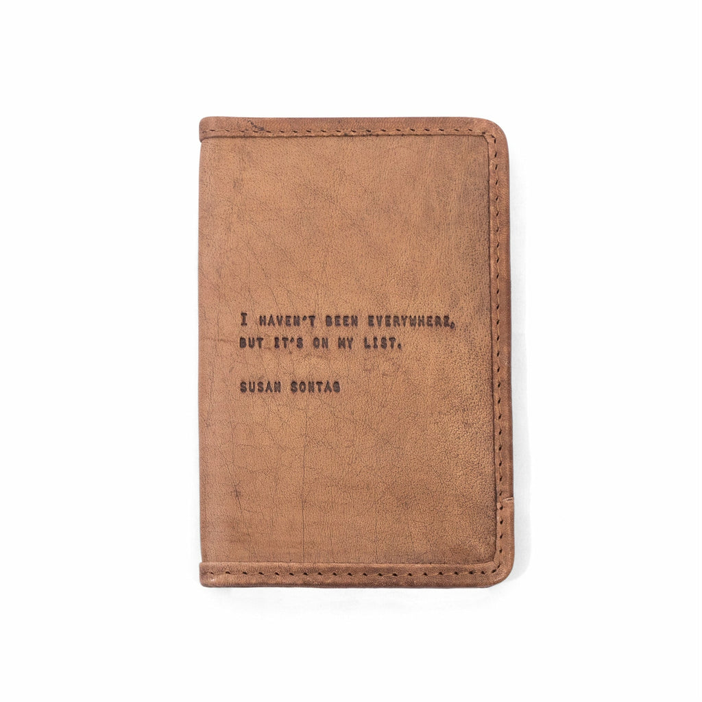 Luggage Passport Cover - Susan Sontag
