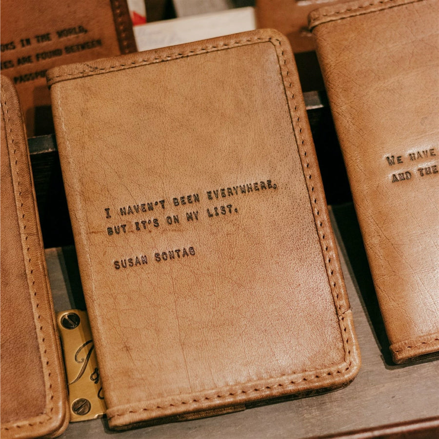 Luggage Passport Cover - Susan Sontag