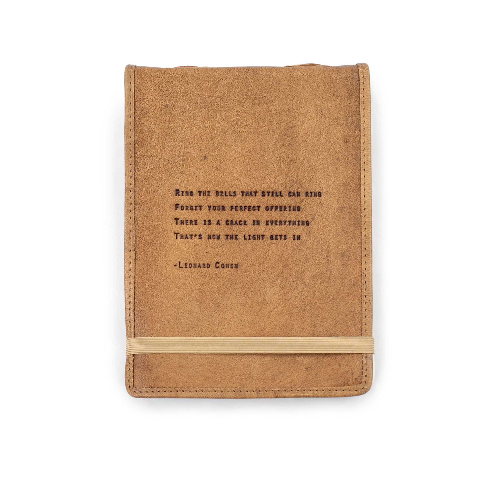 Leather Journal - Leonard Cohen