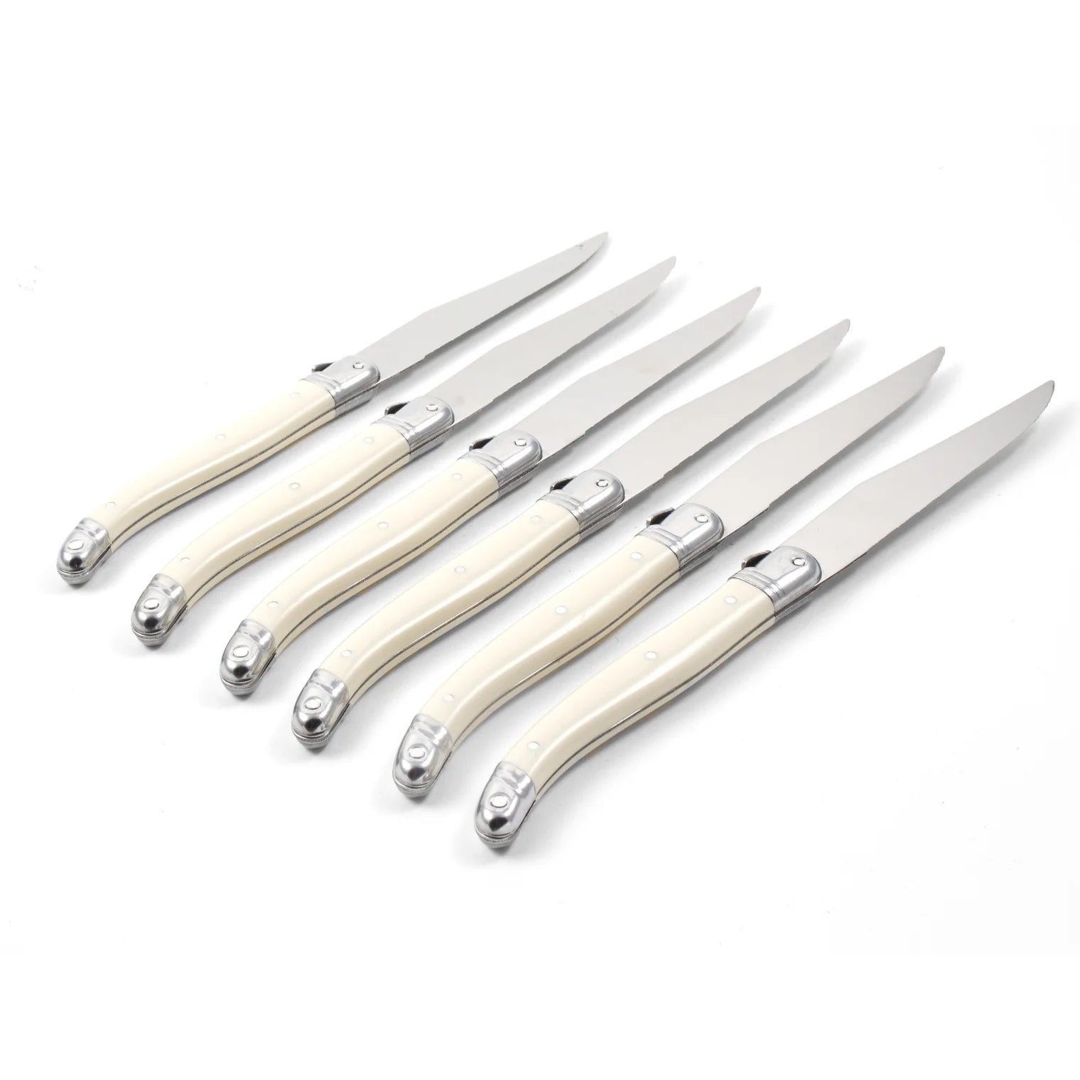 S/6 Laguiole Stainless Steel Knives | Ivory