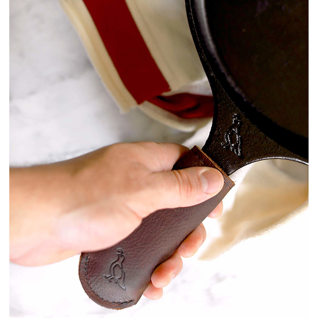 Cast Iron Skillet Leather Sleeve