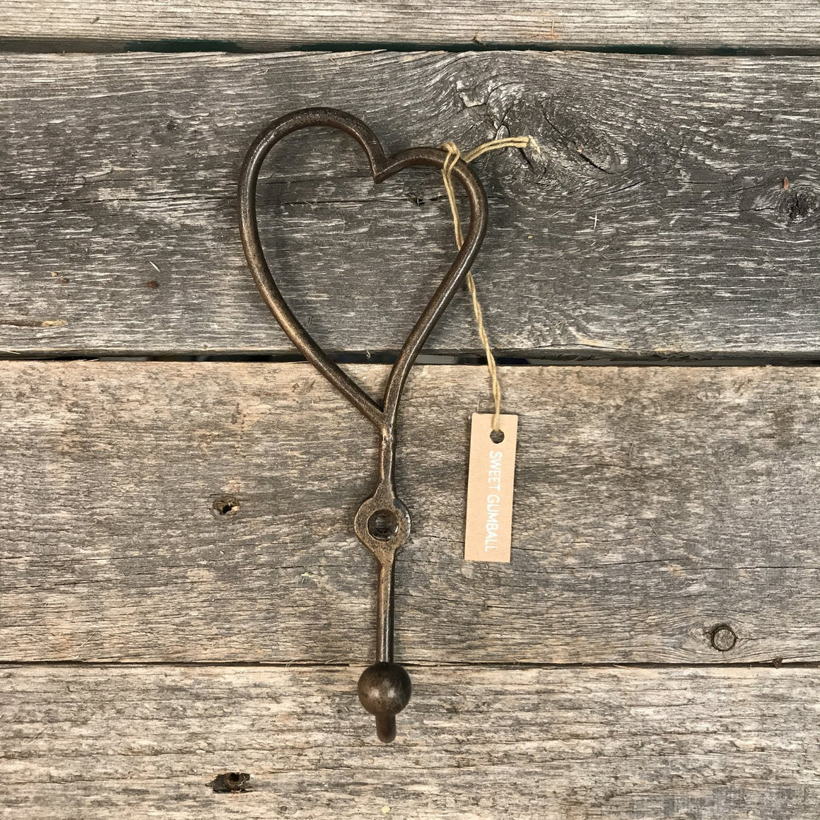 Metal Heart Wall Hook
