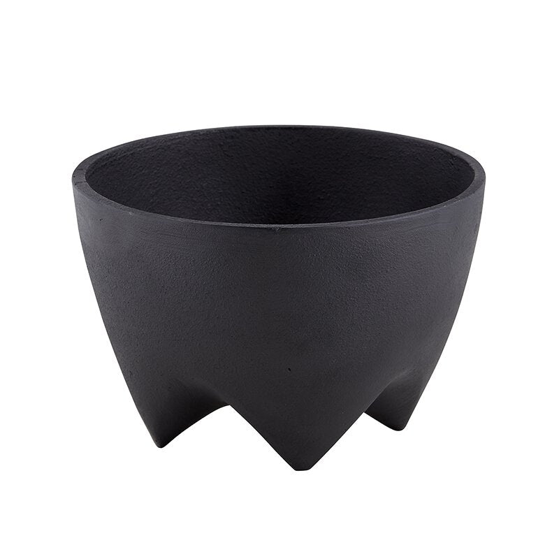 Black Cast Iron - Footed Bowl