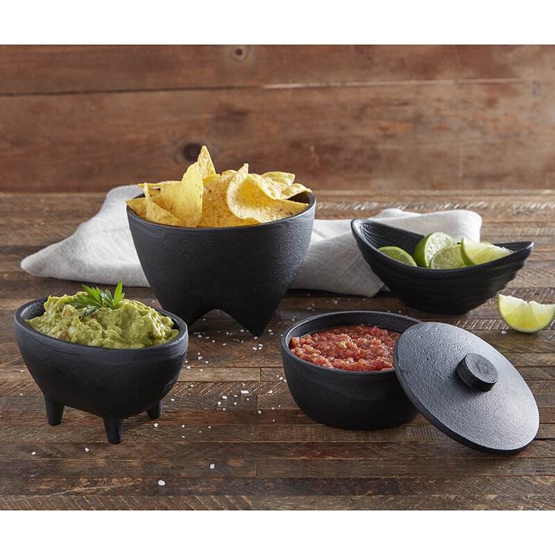 Black Cast Iron - Footed Bowl