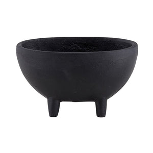 Black Cast Iron - Footed Bowl