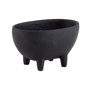 Black Cast Iron - Footed Bowl