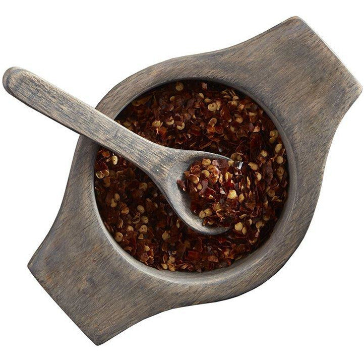 Spice Cellar w/Spoon - Grey Wood