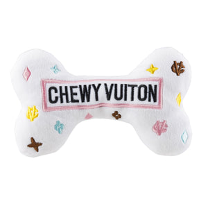 White Chewy Vuitton Bone Toy